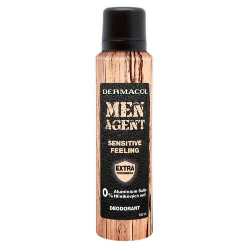 DERMACOL Men Agent Sensitive Feeling deodorant sprej pro muže 150 ml